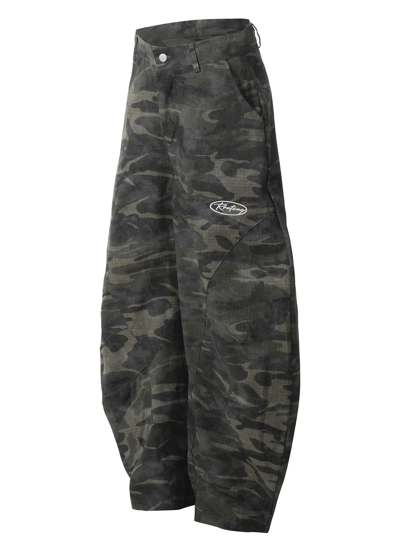 Men's Camouflage Curved Cargo Pants - Velora