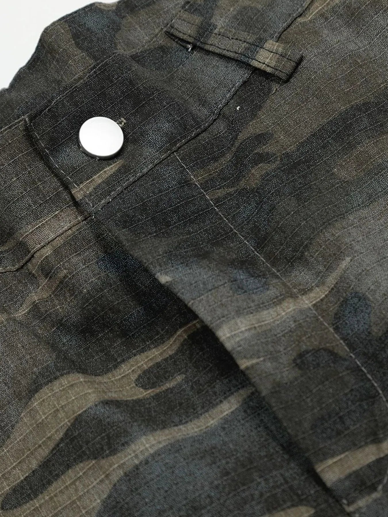 Men's Camouflage Curved Cargo Pants - Velora