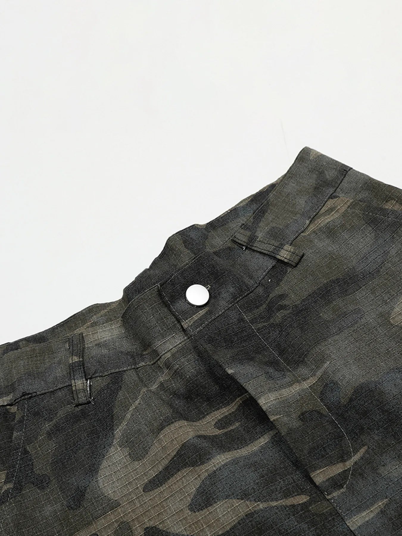Men's Camouflage Curved Cargo Pants - Velora