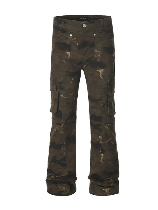 Men's Camouflage Loose Fit Jeans - Velora Luxury Fashion
