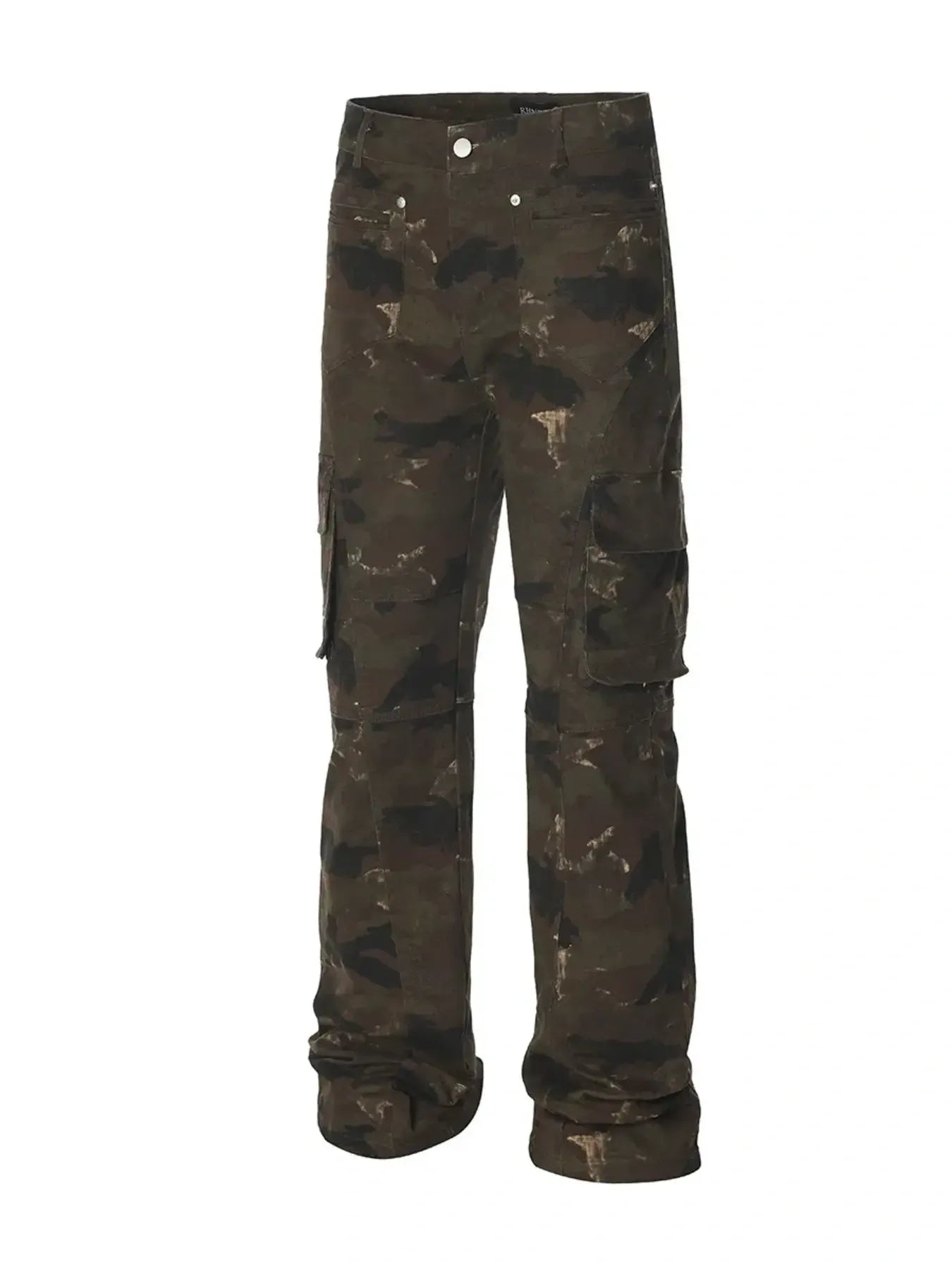 Men's Camouflage Loose Fit Jeans - Velora Luxury Fashion