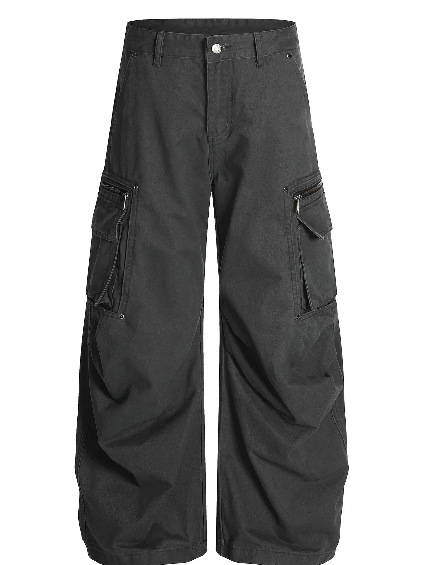 Men's Cargo Curved Pants with Multi Pockets - Velora