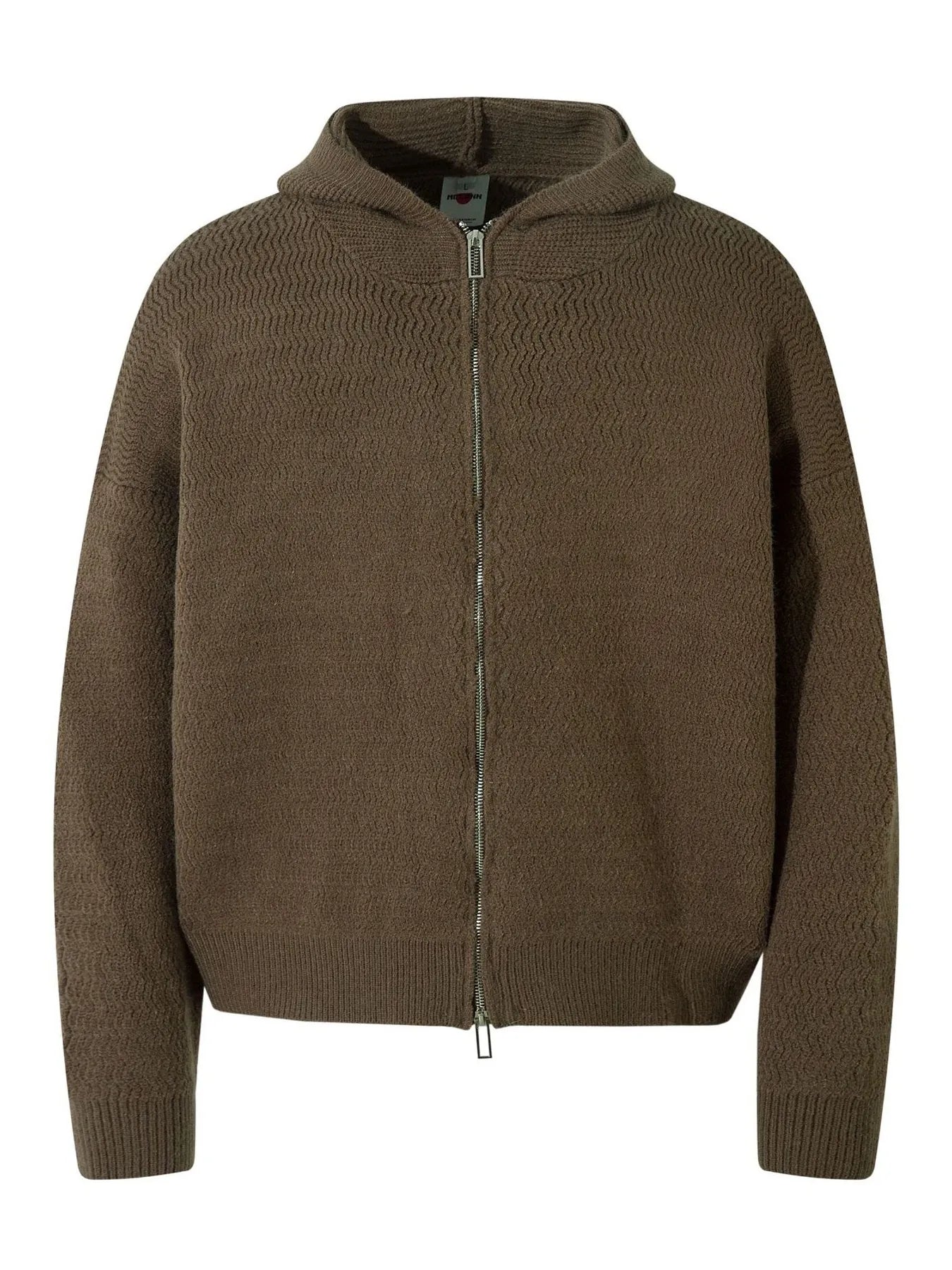 Men's Casual Hooded Zip-Up Knit Cardigan - Velora