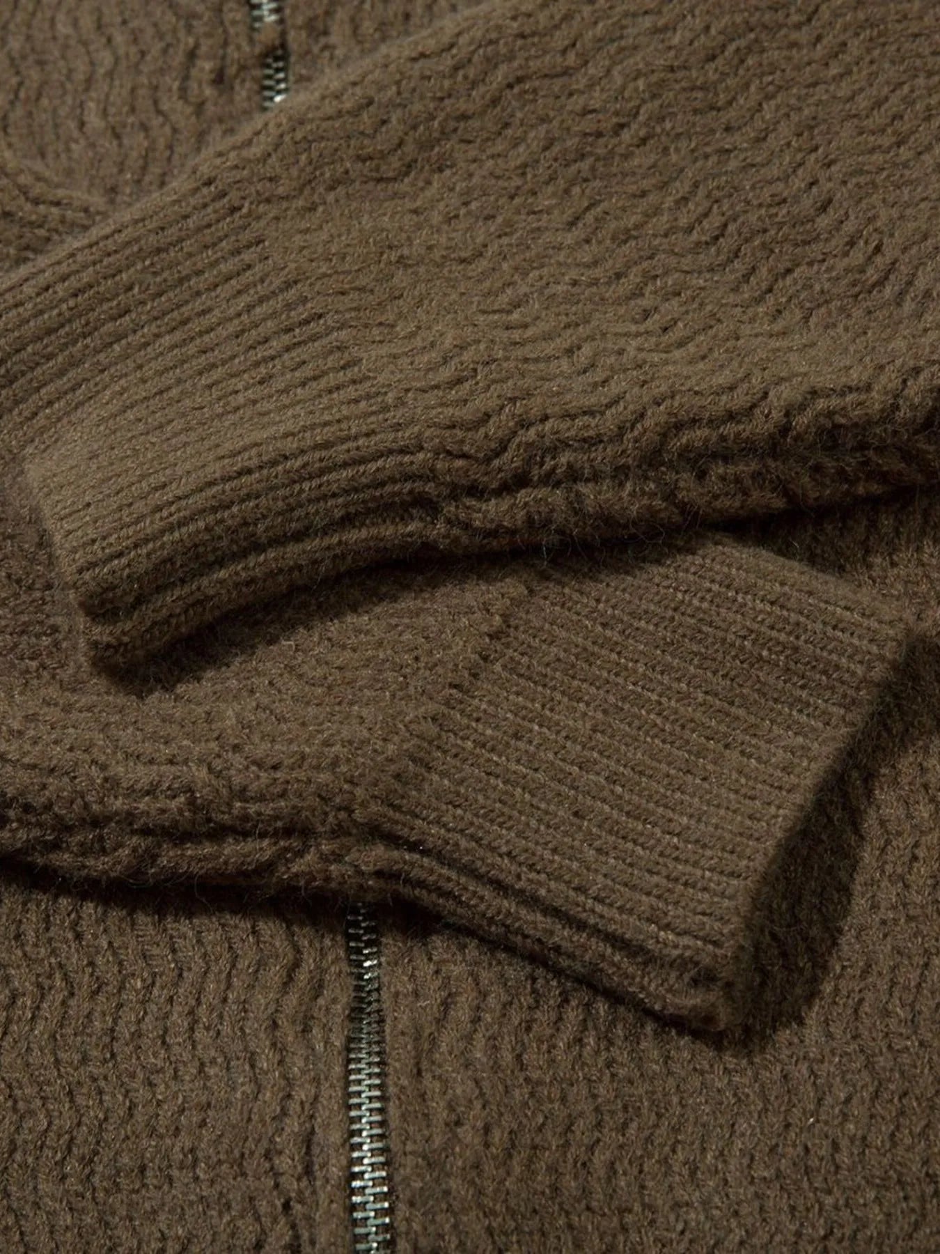 Men's Casual Hooded Zip-Up Knit Cardigan - Velora