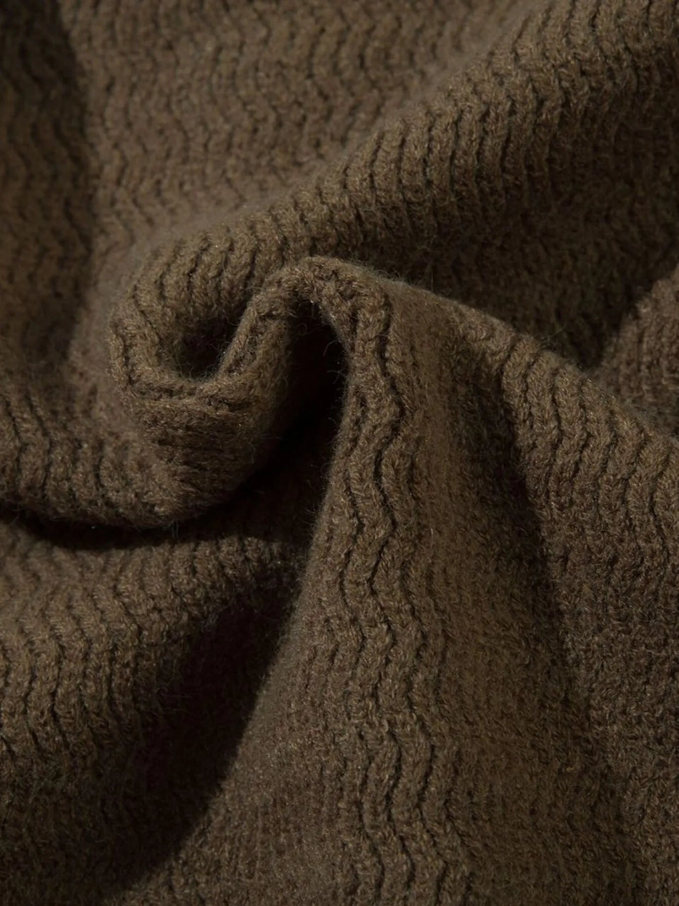 Men's Casual Hooded Zip-Up Knit Cardigan - Velora