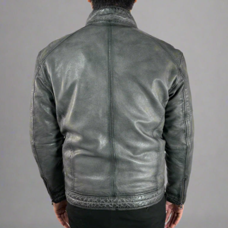 Men's Classic Sheep Leather Jacket - Velora Luxury Fashion