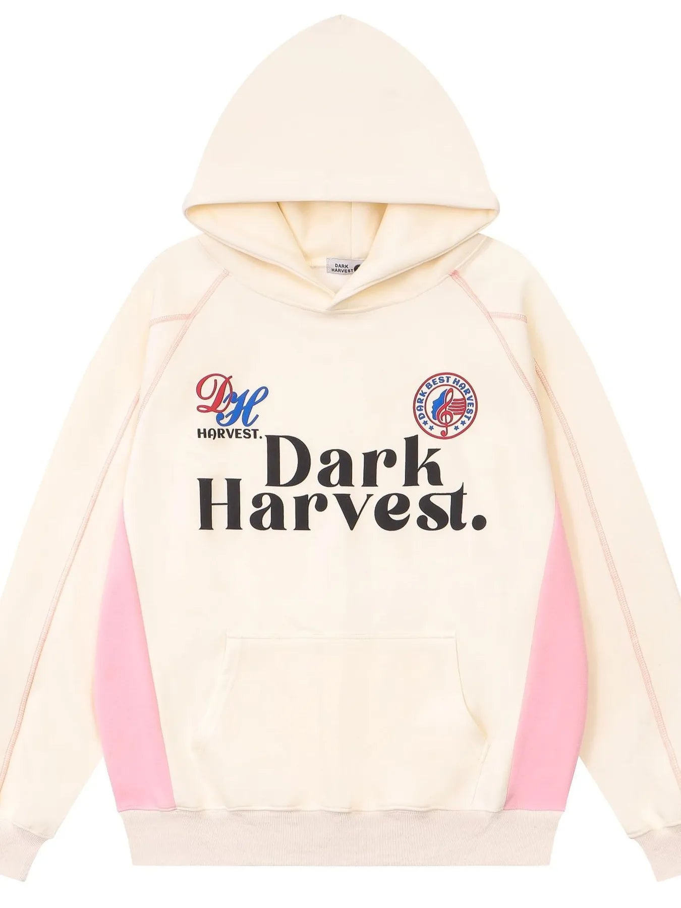 Men's Color Block Letter Graphic Hoodie - Velora Luxury Fashion