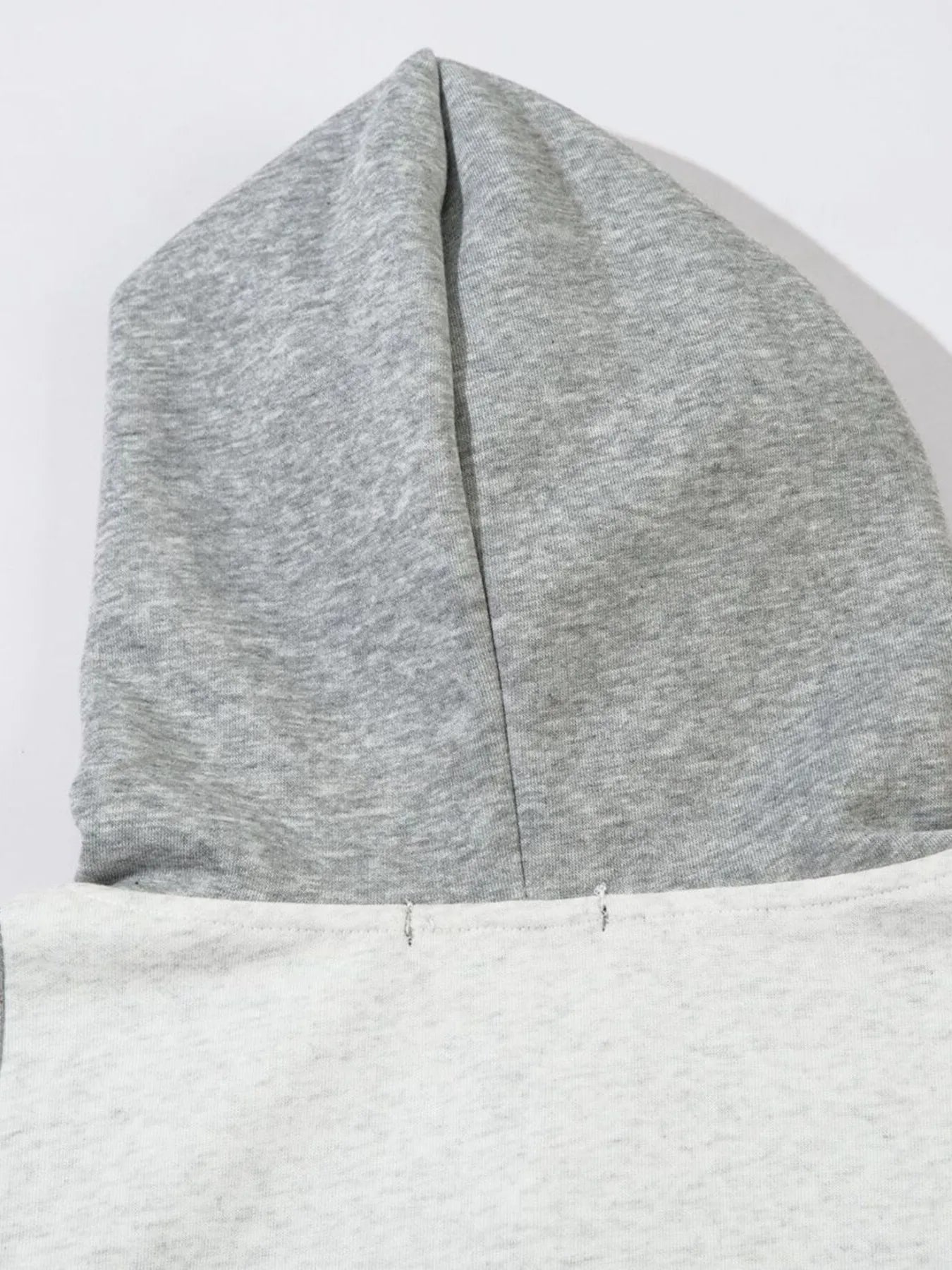 Men's Color Block Letter Graphic Zip-Up Hoodie - Velora Luxury Fashion