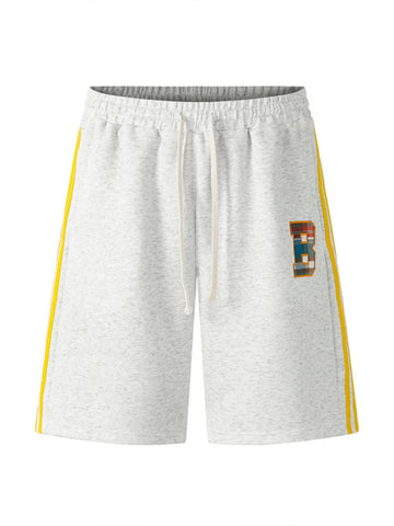 Men's Contrast Drawstring Shorts - Velora Luxury Fashion