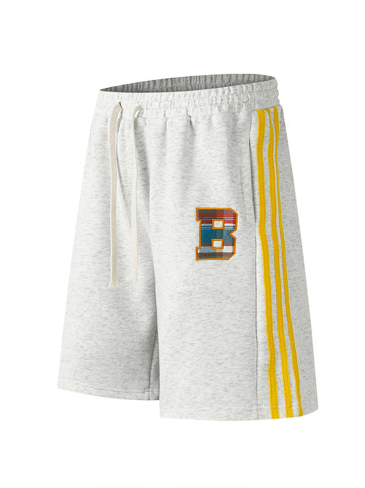Men's Contrast Drawstring Shorts - Velora Luxury Fashion