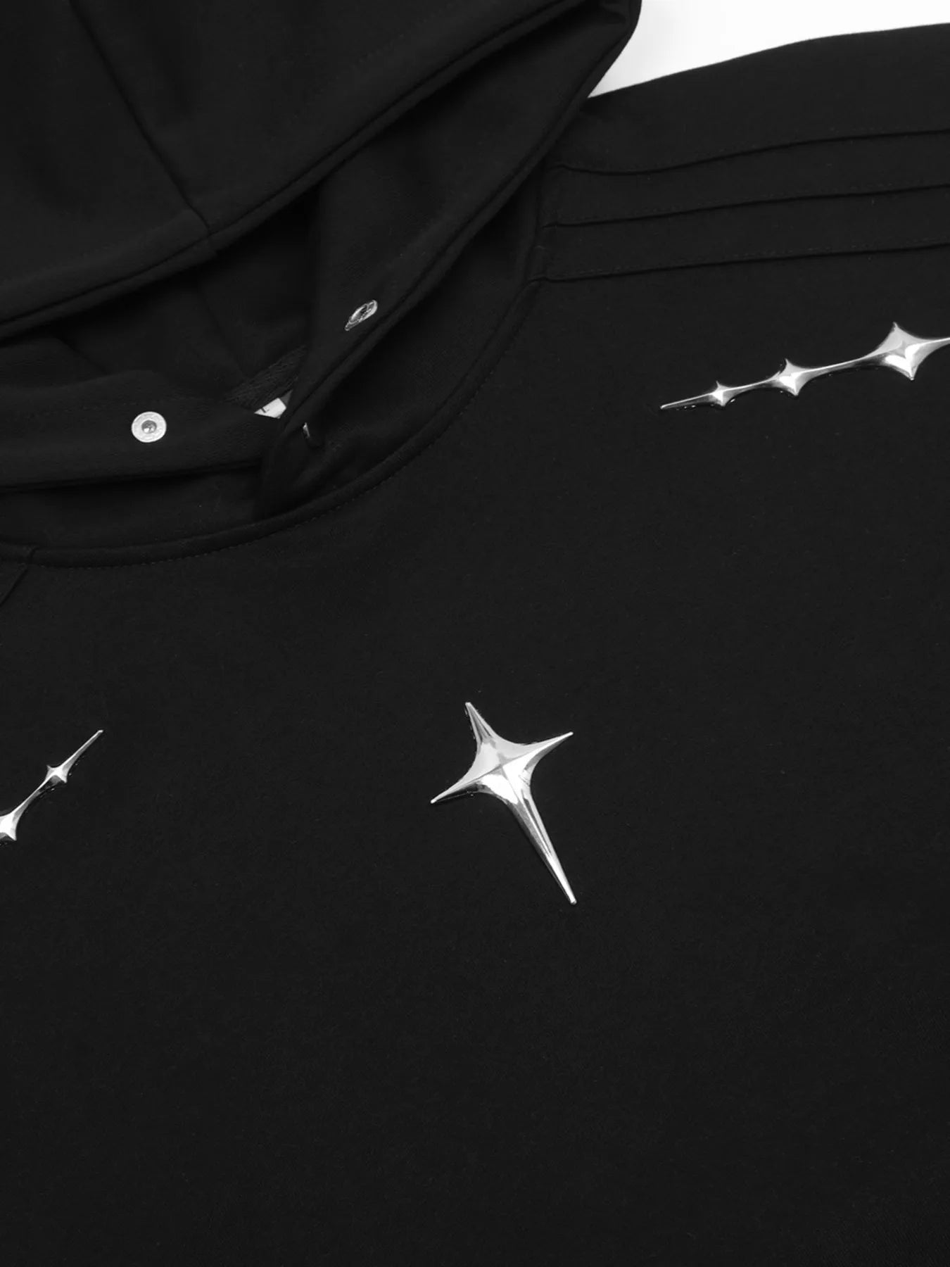 Men's Cross Star Kangaroo Pocket Hoodie - Velora Luxury Fashion