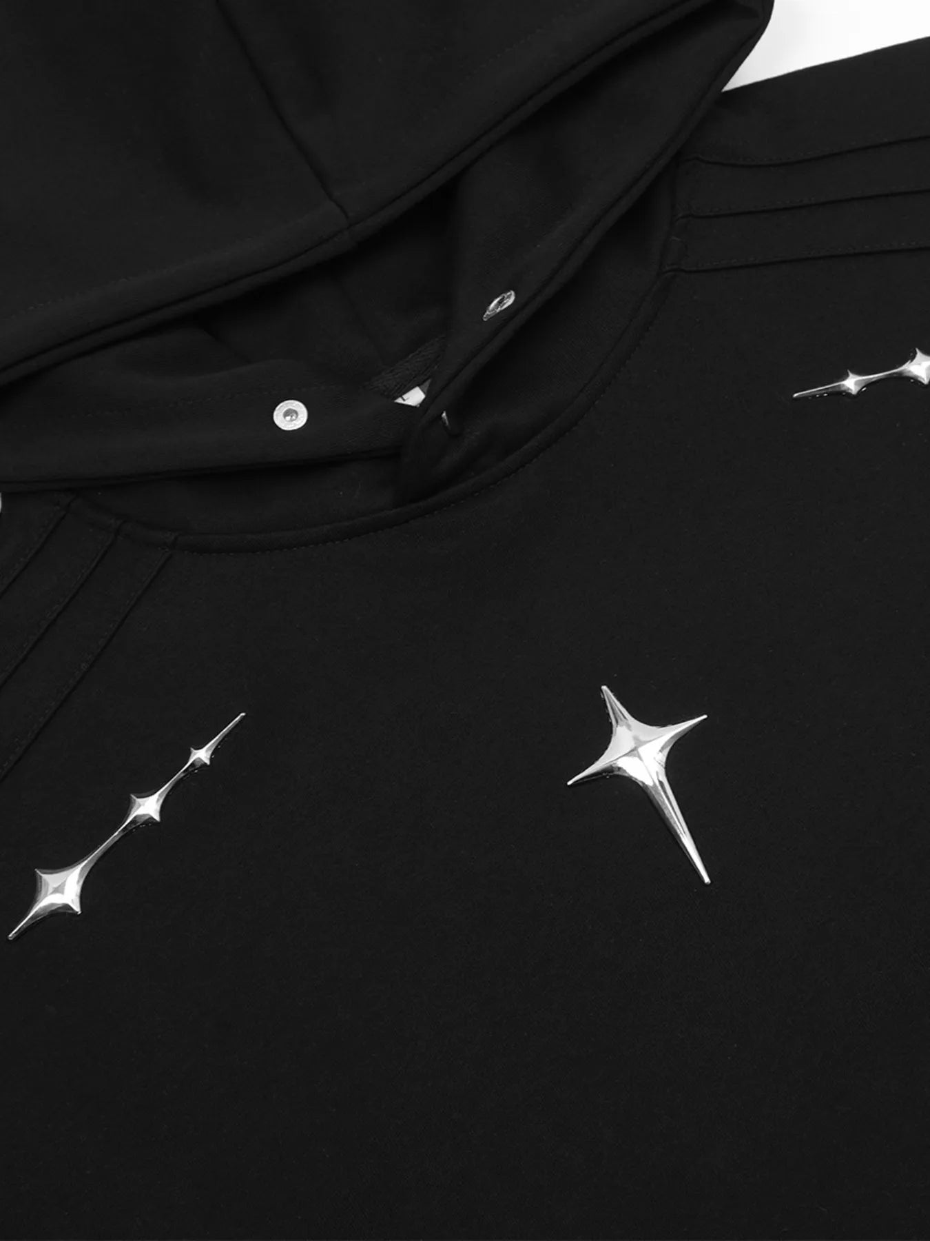Men's Cross Star Kangaroo Pocket Hoodie - Velora Luxury Fashion