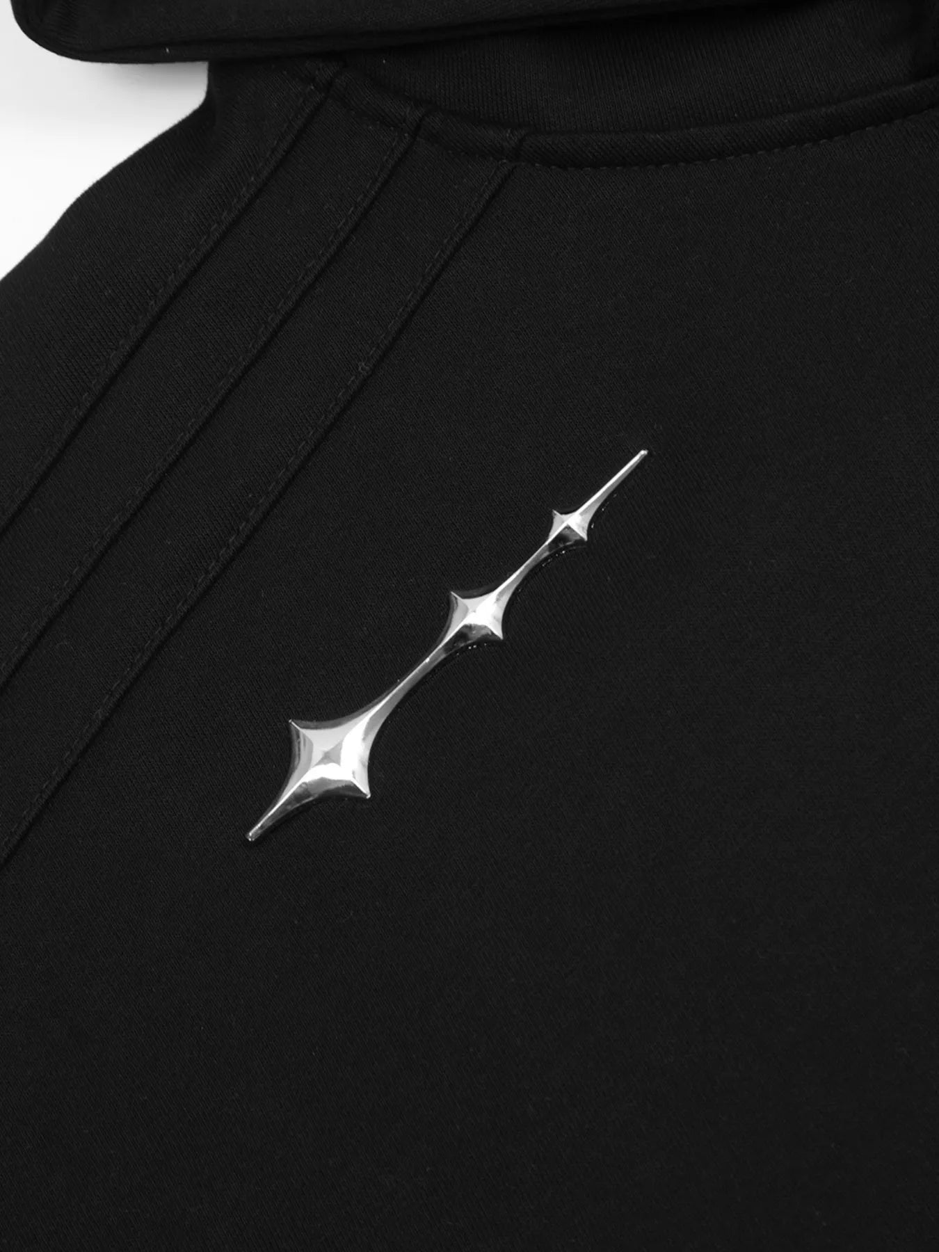 Men's Cross Star Kangaroo Pocket Hoodie - Velora Luxury Fashion