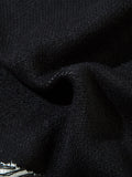 Men's Distressed Chain Detail Oversized Sweater - Velora Luxury Fashion