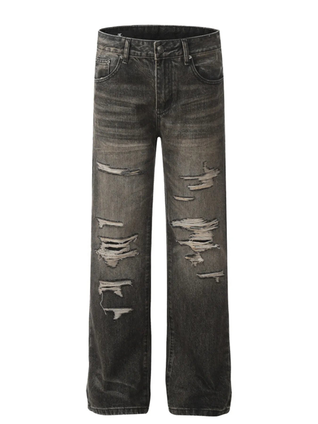 Men's Distressed Loose Fit Jeans - Velora Luxury Fashion