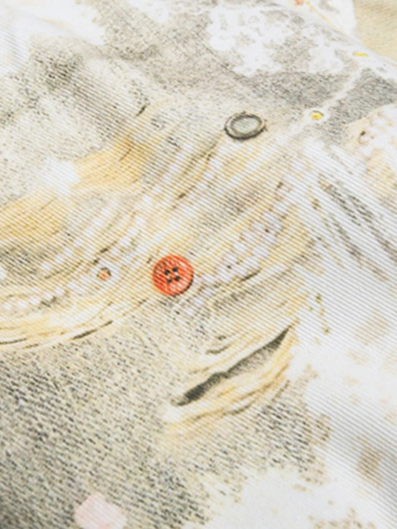 Men's Distressed Paint Splatter Zip Up Jacket - Velora