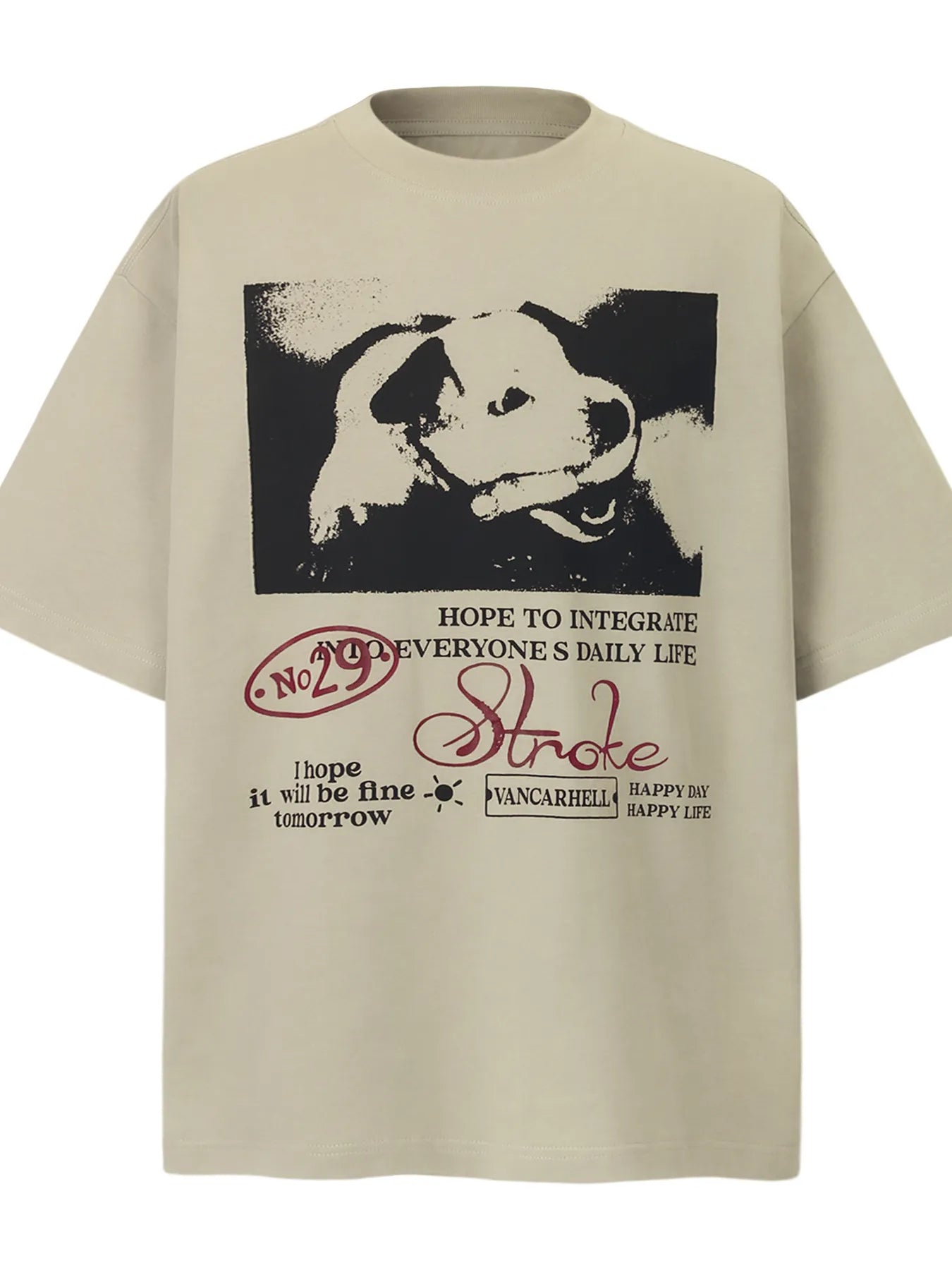 Men's Dog Graphic Short Sleeve T-Shirt - Velora Luxury Fashion