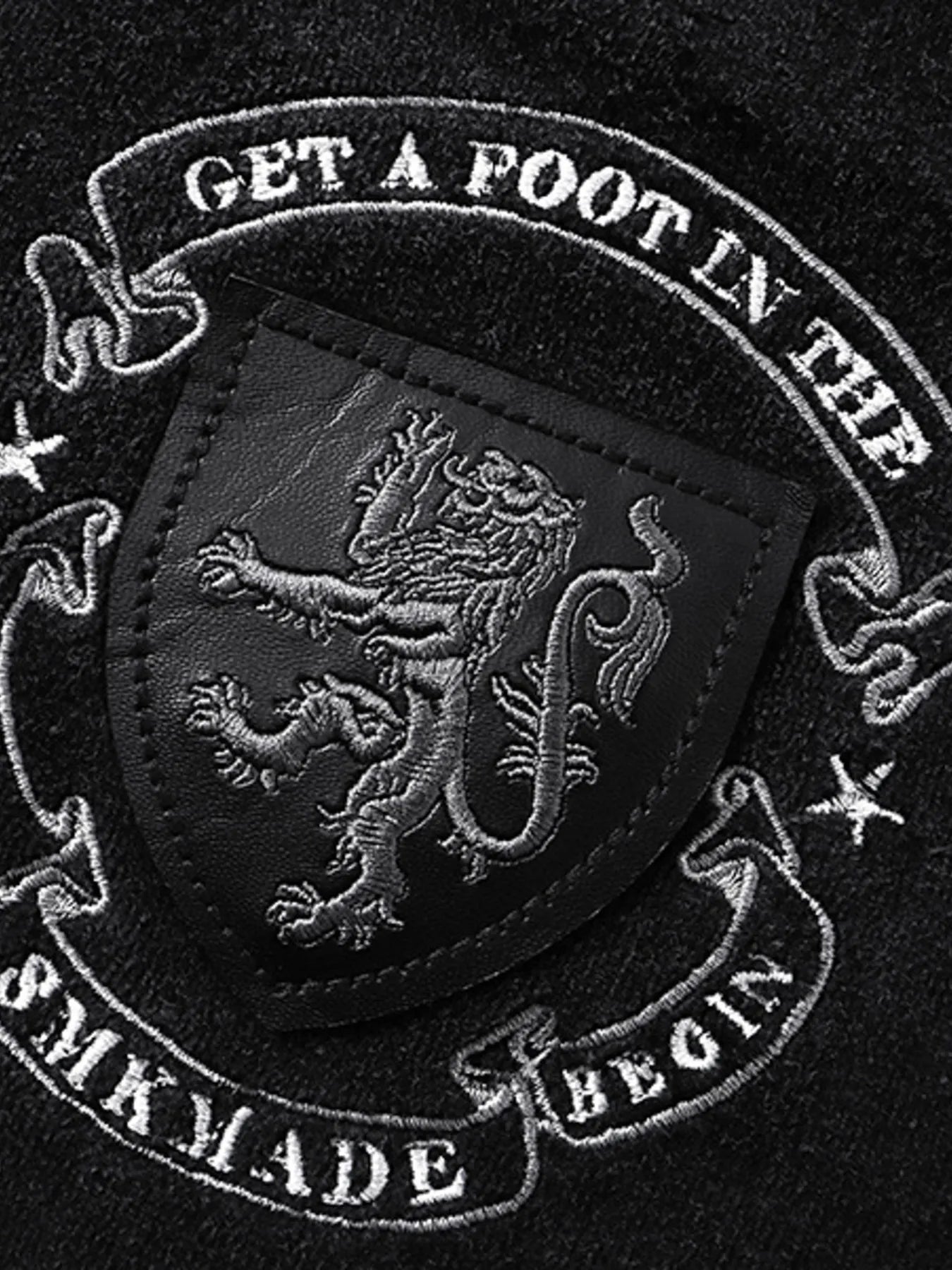 Men's Embroidered Detail Zip Up Hoodie - Velora Luxury Fashion