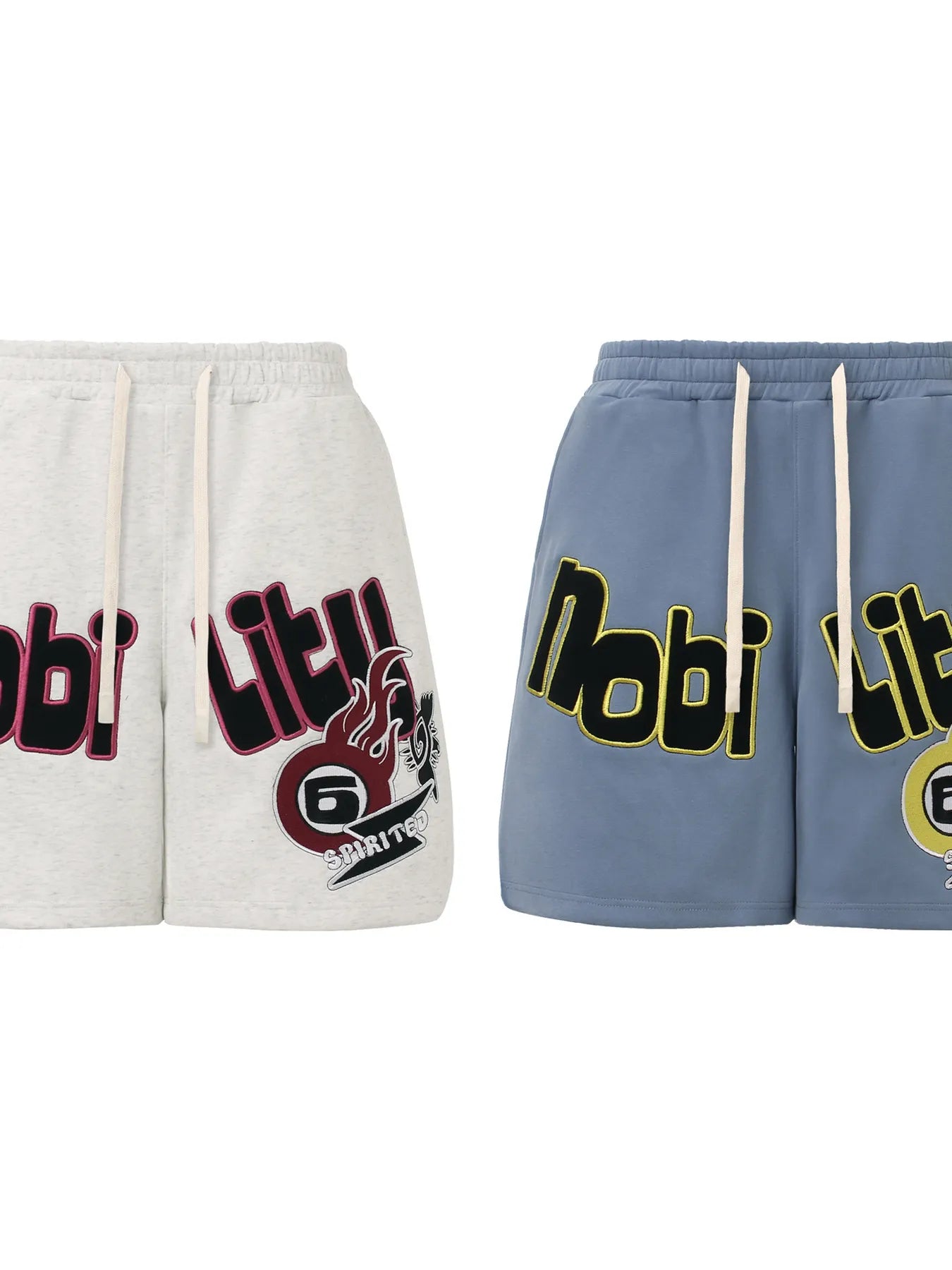 Men's Embroidered Drawstring Shorts - Velora