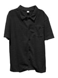 Men's Full Size Button Up Short Sleeve Top and Shorts Set Plus Size - Velora Luxury Fashion