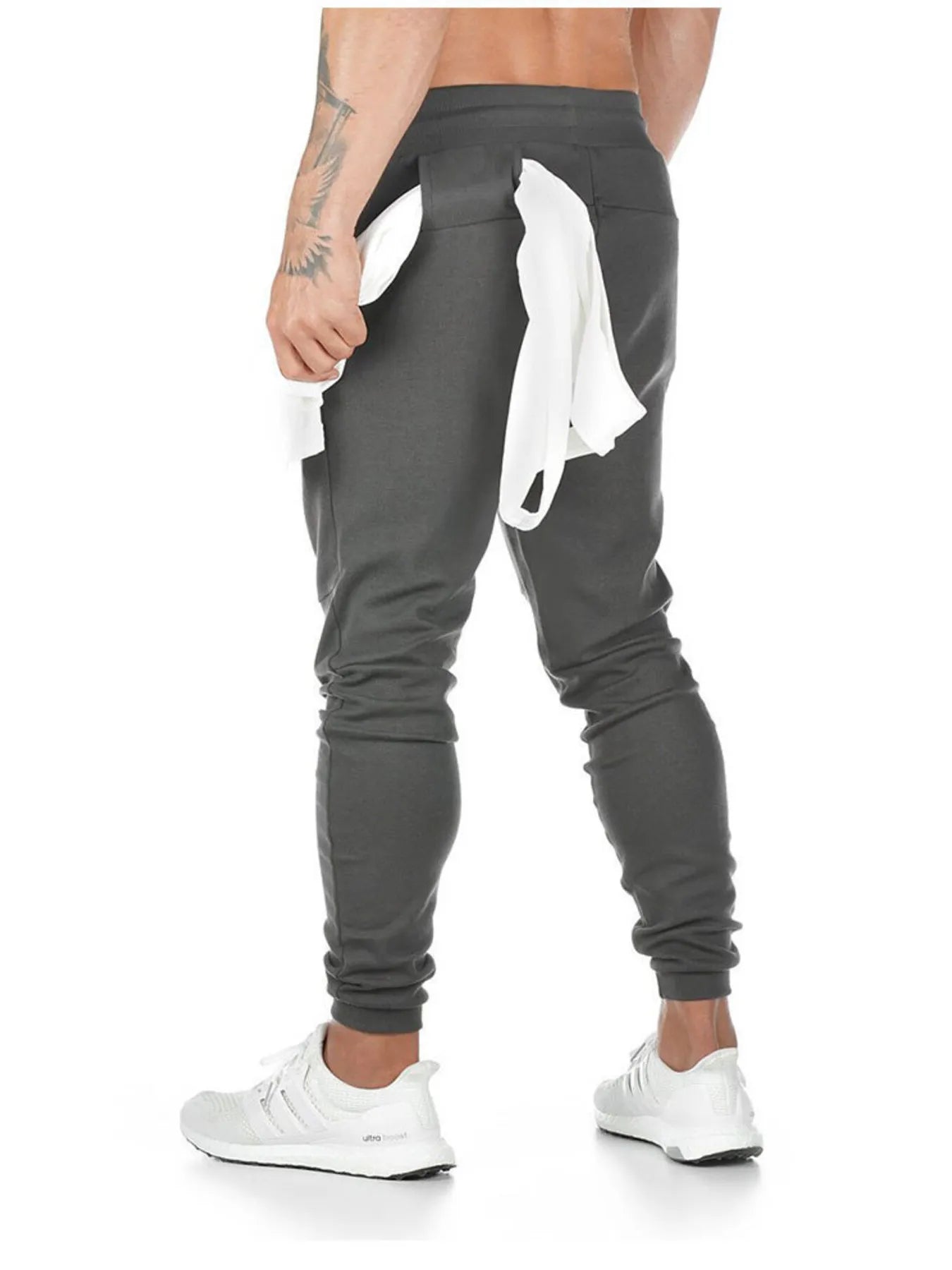Men's Full Size Jogger Active Pants with Drawstring Plus Size - Velora Luxury Fashion
