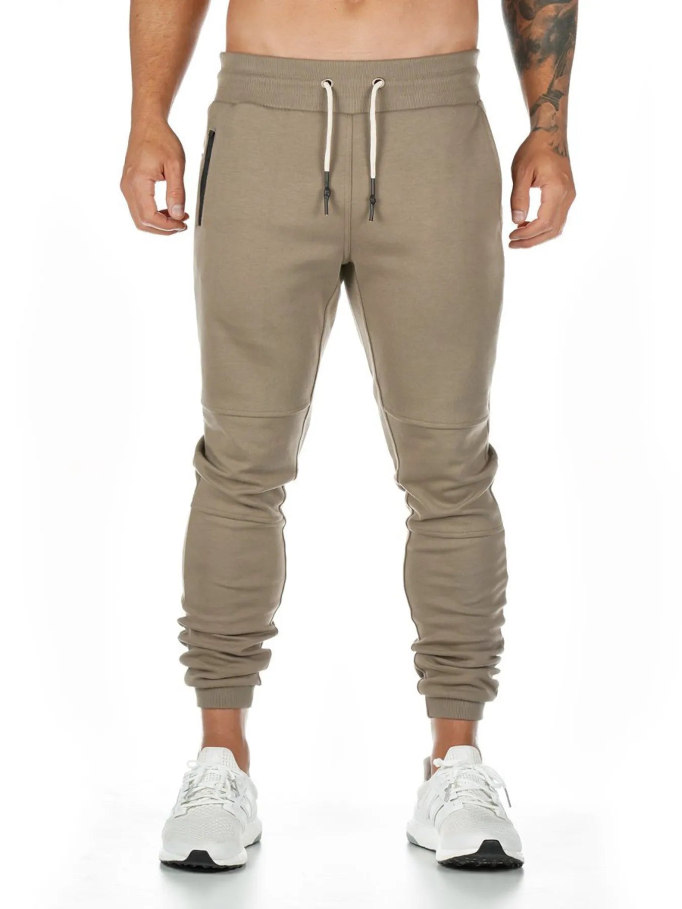 Men's Full Size Jogger Active Pants with Drawstring Plus Size - Velora Luxury Fashion