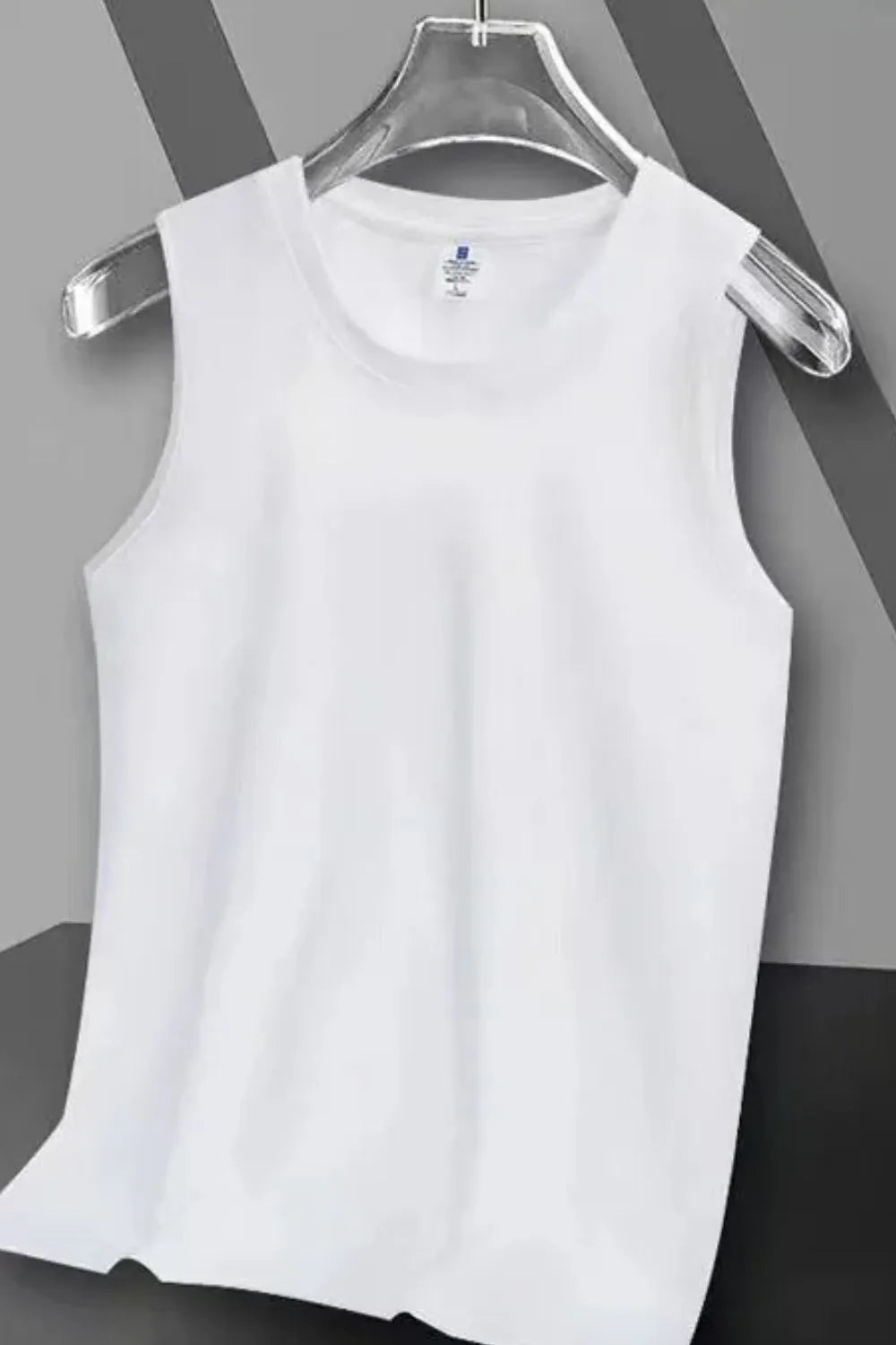 Men's Full Size Round Neck Tank Plus Size - Velora Luxury Fashion