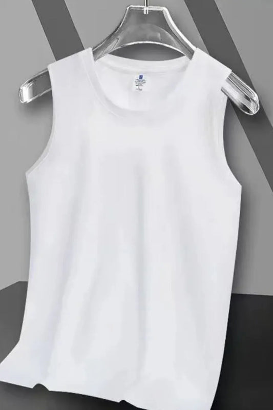 Men's Full Size Round Neck Tank Plus Size - Velora Luxury Fashion
