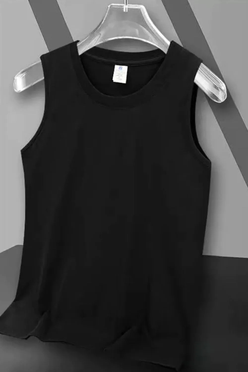Men's Full Size Round Neck Tank Plus Size - Velora Luxury Fashion