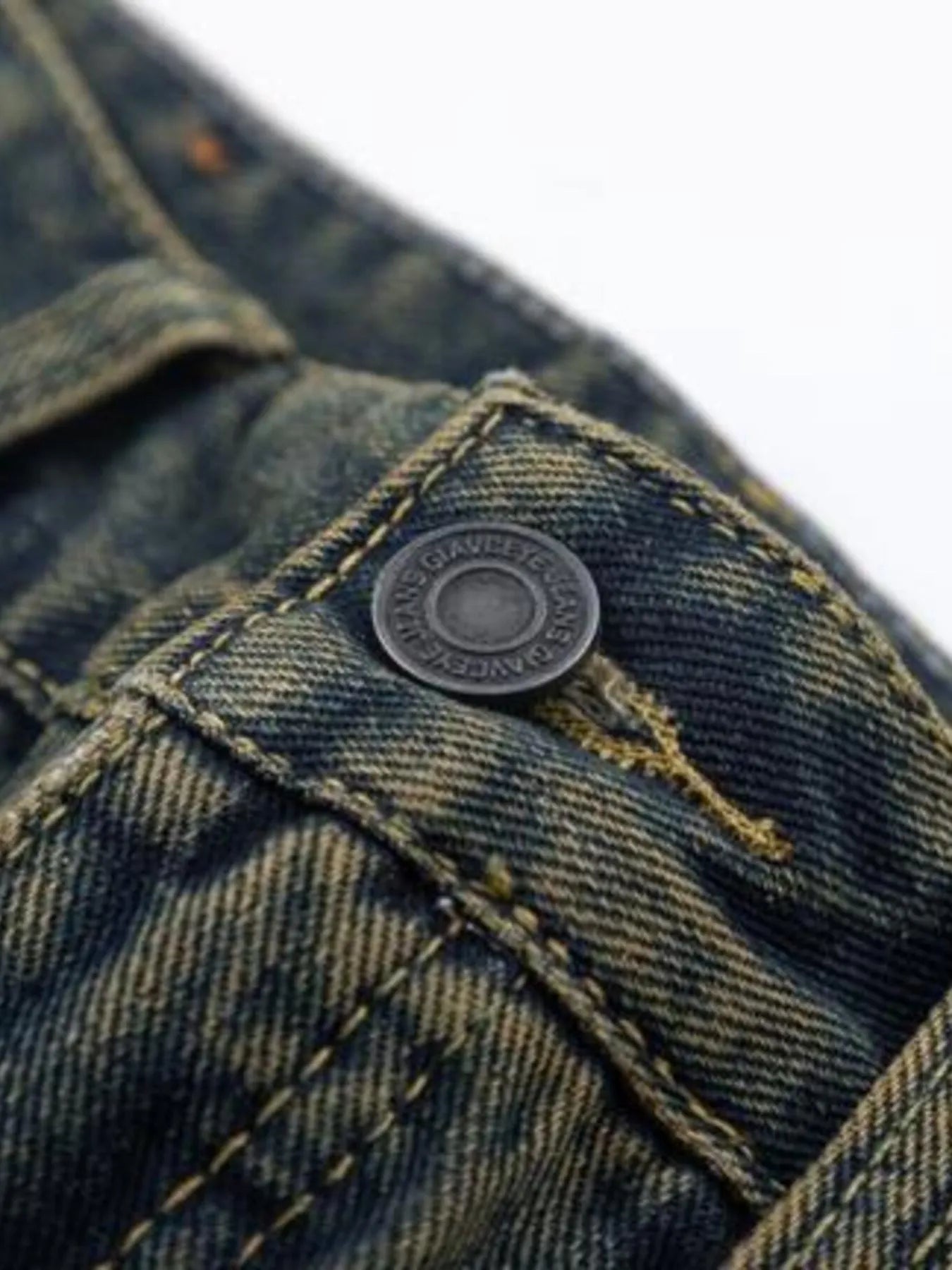 Men's Full Size Vintage Wash Bootcut Denim Jeans Plus Size - Velora Luxury Fashion