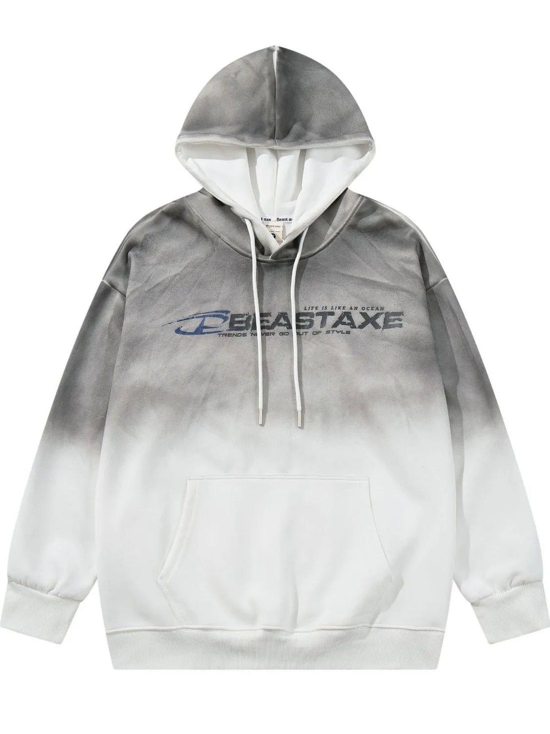 Men's Gradient Long Sleeve Hoodie - Velora Luxury Fashion