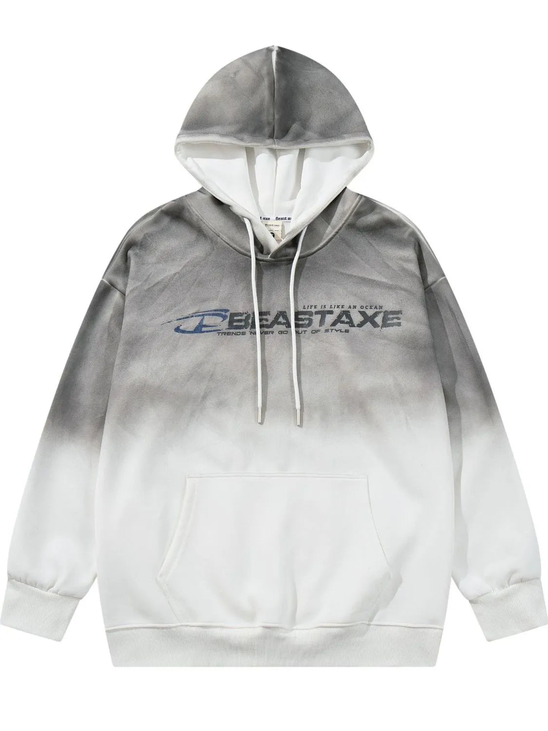 Men's Gradient Long Sleeve Hoodie - Velora Luxury Fashion