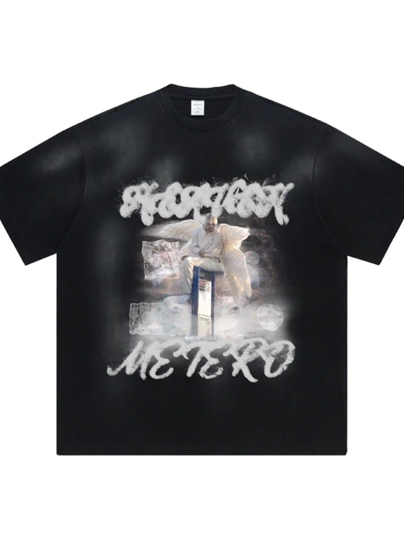 Men's Graphic Round Neck Short Sleeve T-Shirt - Velora Luxury Fashion