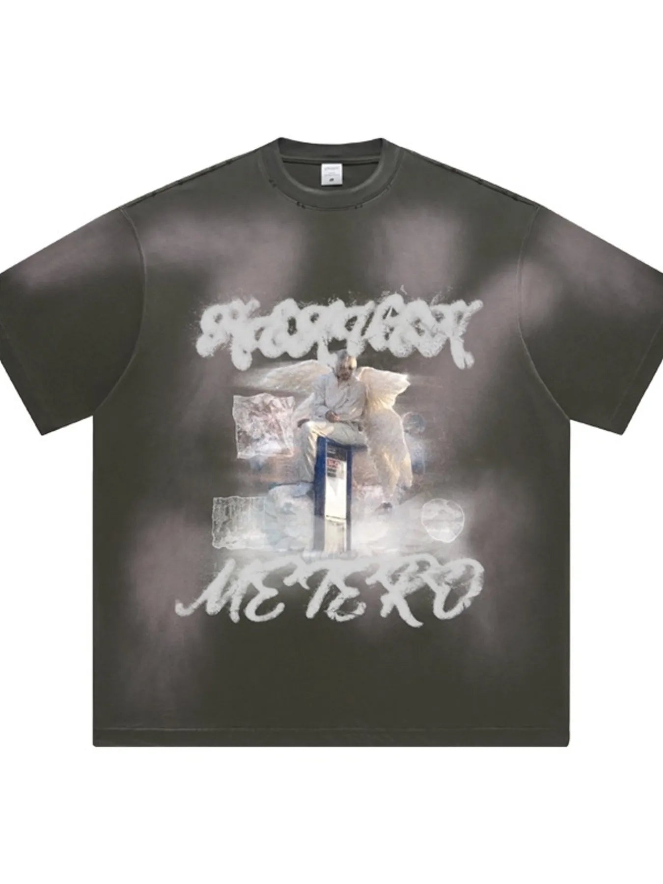 Men's Graphic Round Neck Short Sleeve T-Shirt - Velora Luxury Fashion