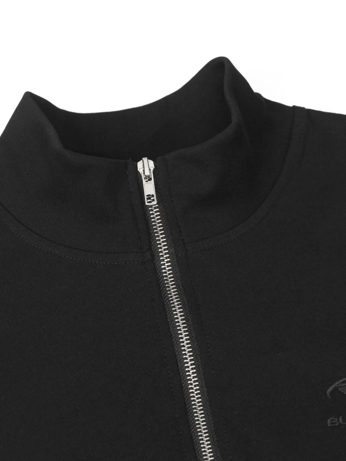 Men's Half-Zip Mock Neck Short Sleeve T-Shirt - Velora Luxury Fashion