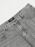 Men's High-Rise Wide Leg Washed Jeans - Velora Luxury Fashion