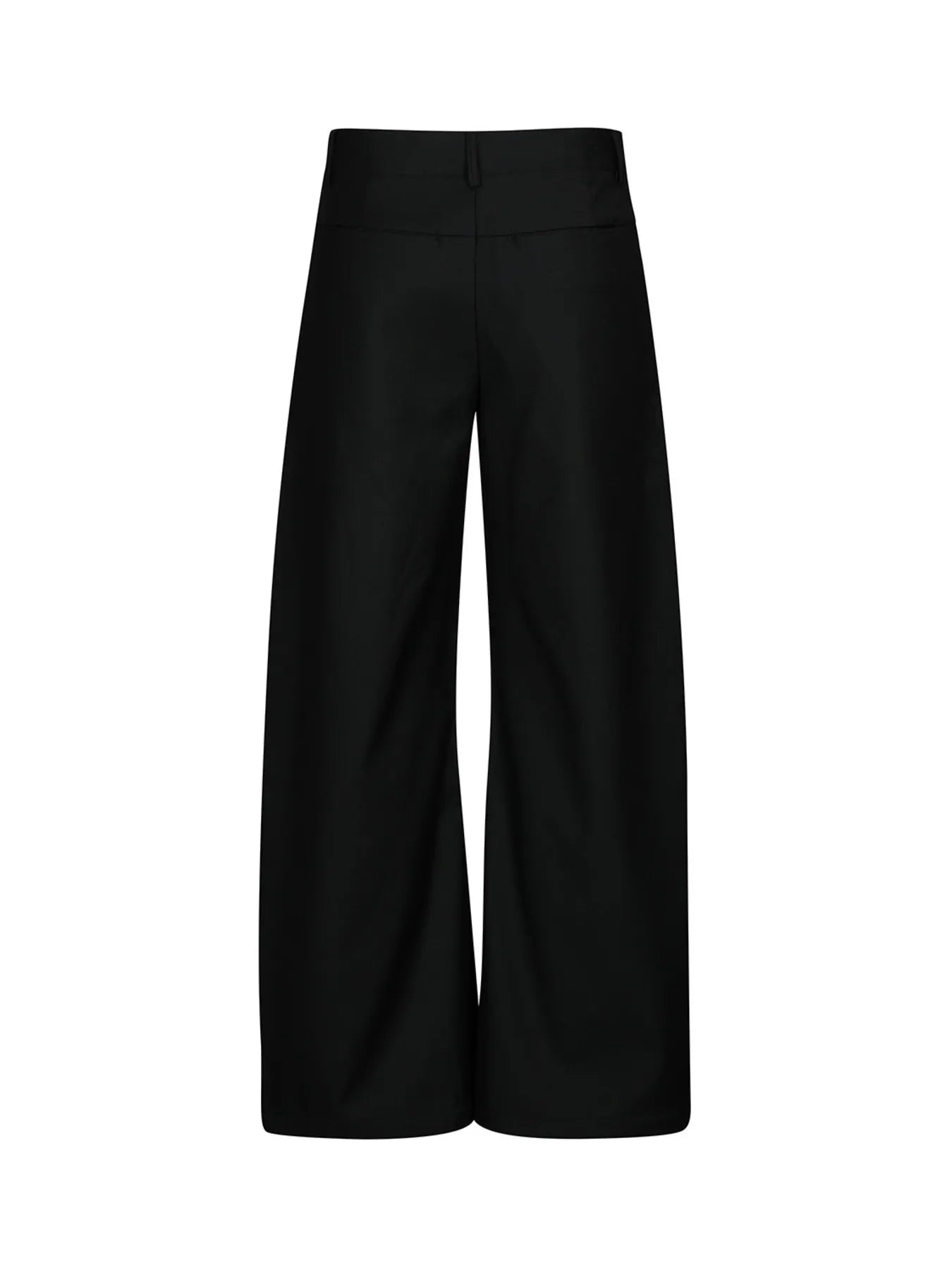 Men's High Waist Pleated Curved Pants - Velora Luxury Fashion