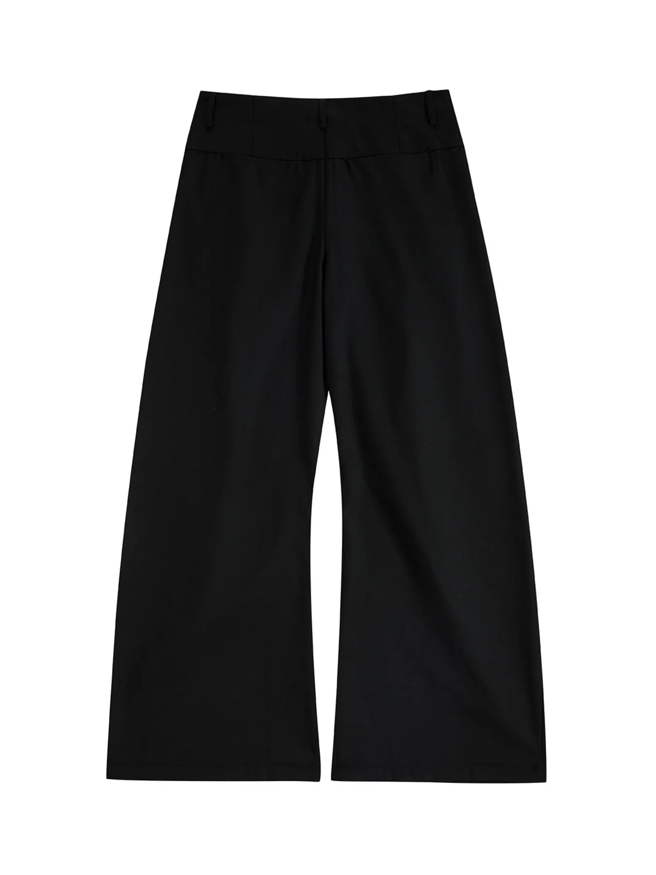 Men's High Waist Pleated Curved Pants - Velora Luxury Fashion