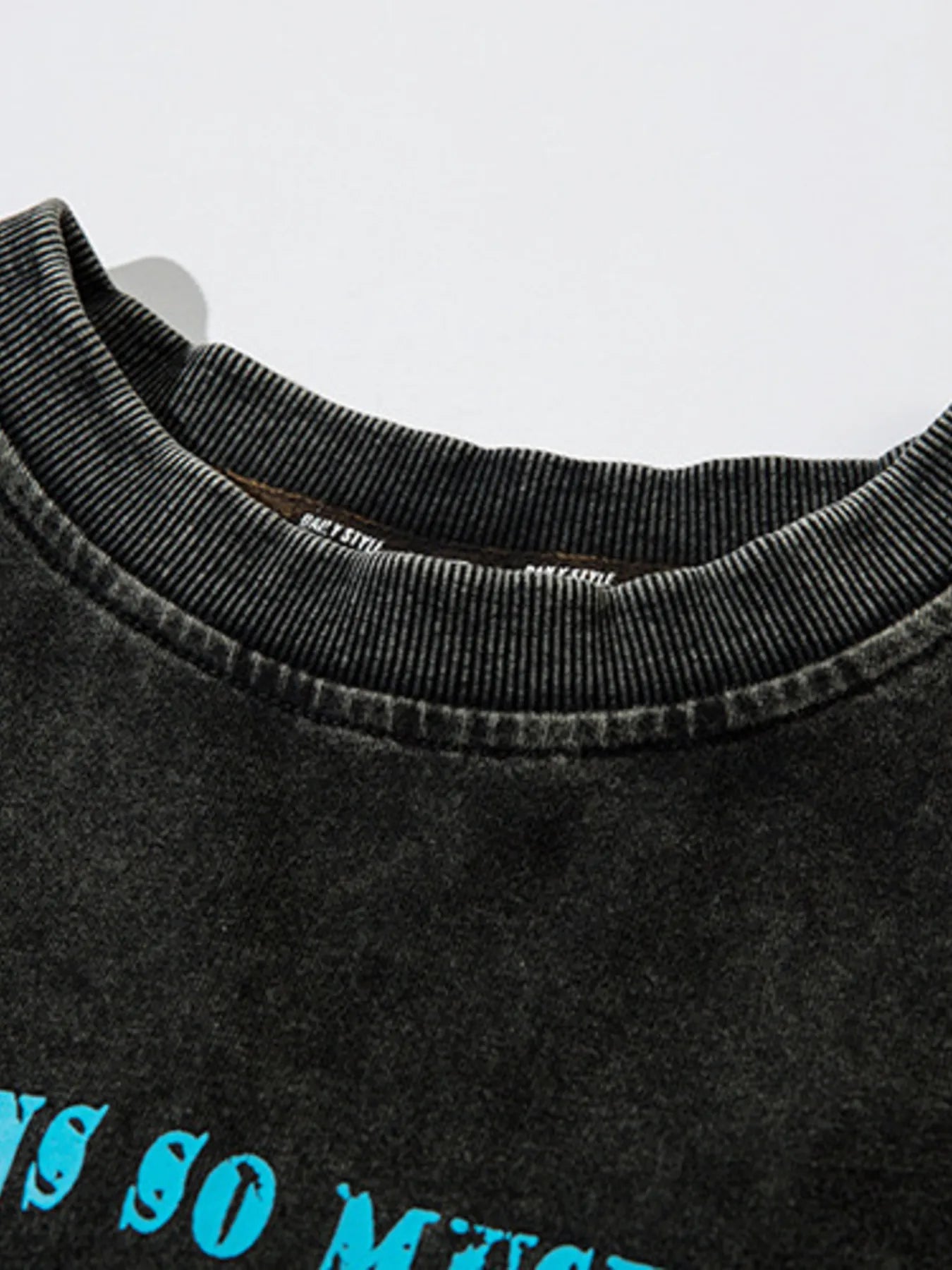 Men's Letter Graphic Long Sleeve T-Shirt - Velora Luxury Fashion