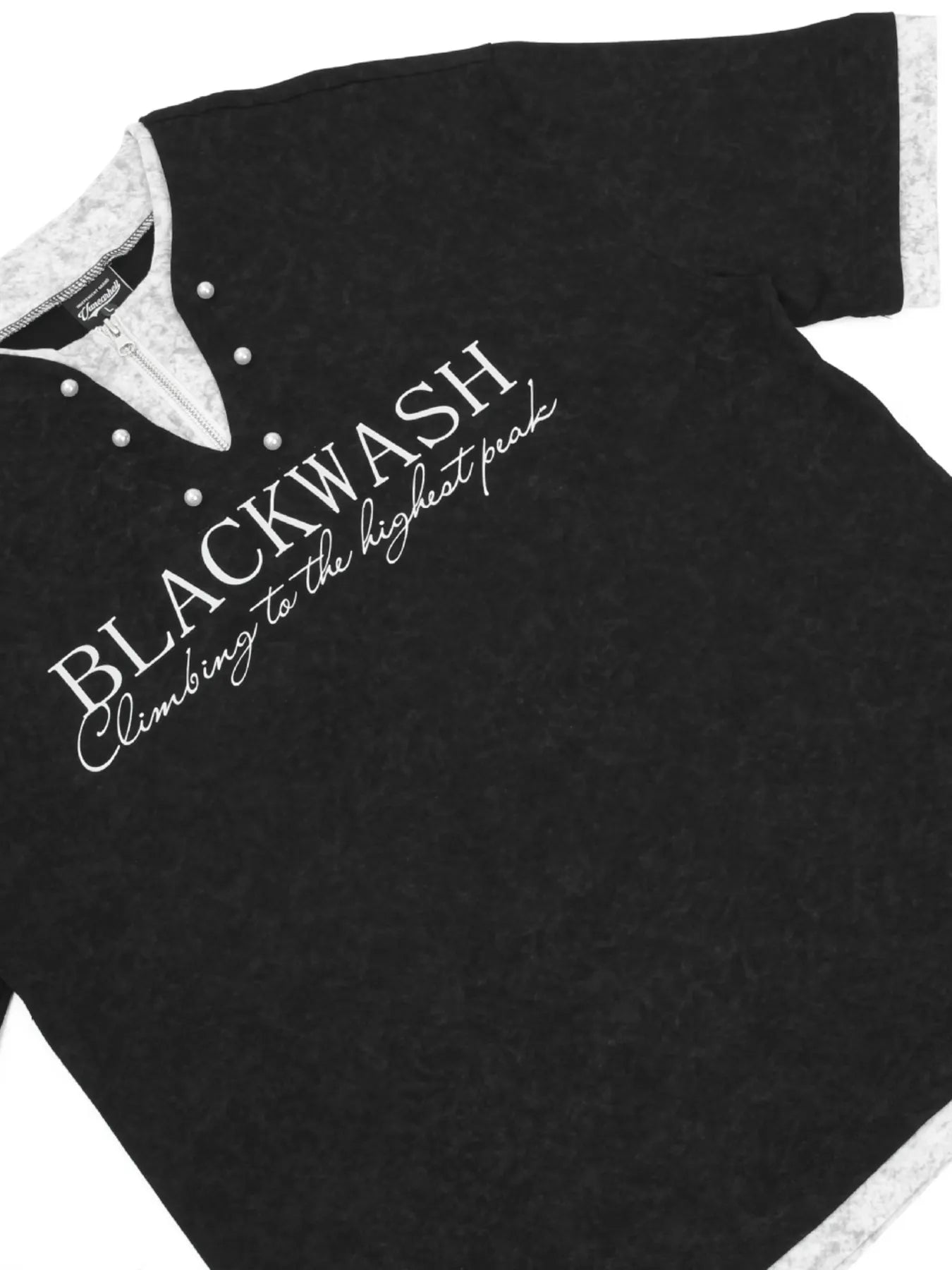 Men's Letter Graphic Round Neck Short Sleeve Contrast Trim T-Shirt - Velora Luxury Fashion