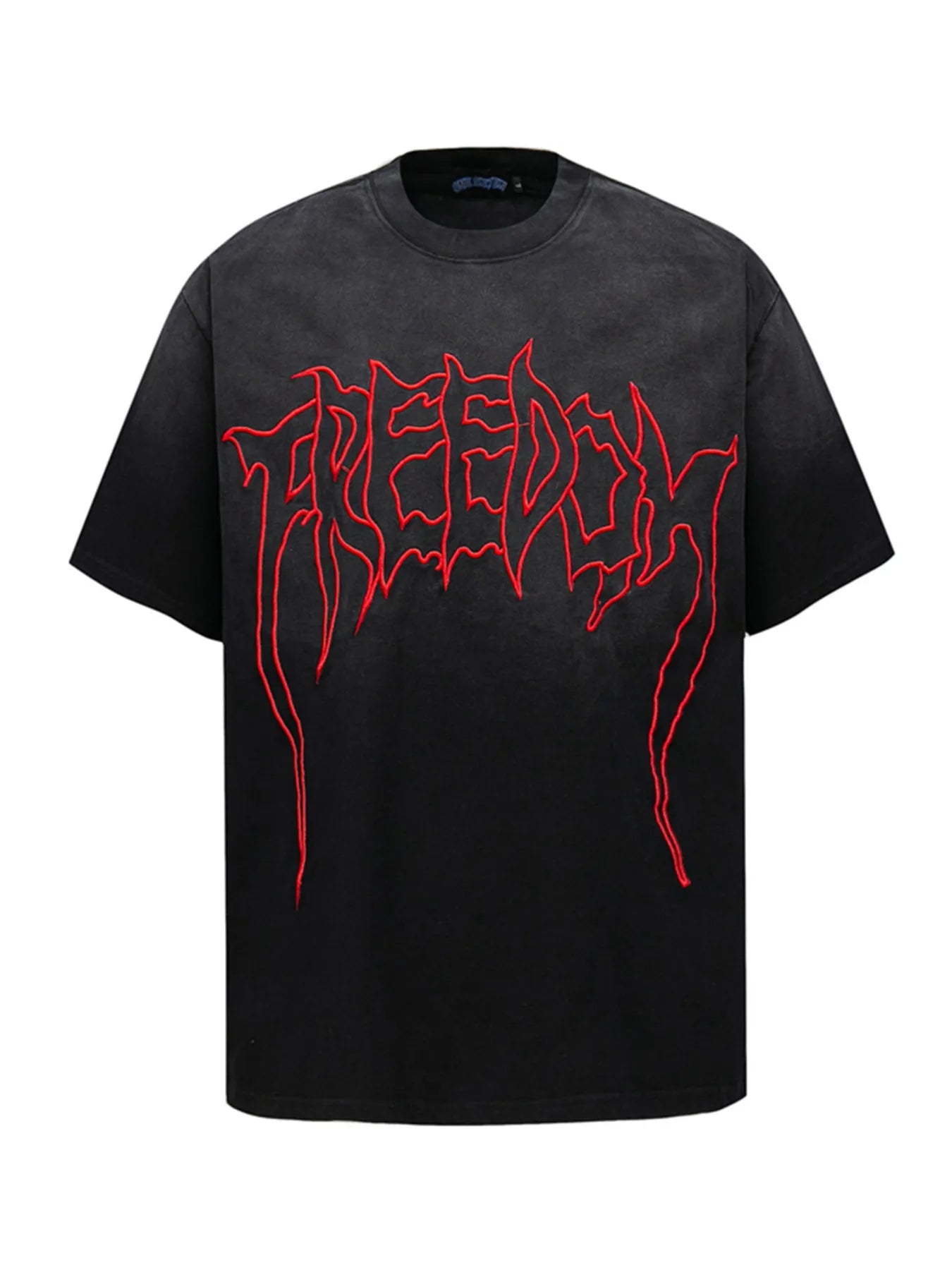 Men's Letter Graphic Round Neck Short Sleeve T-Shirt - Velora Luxury Fashion