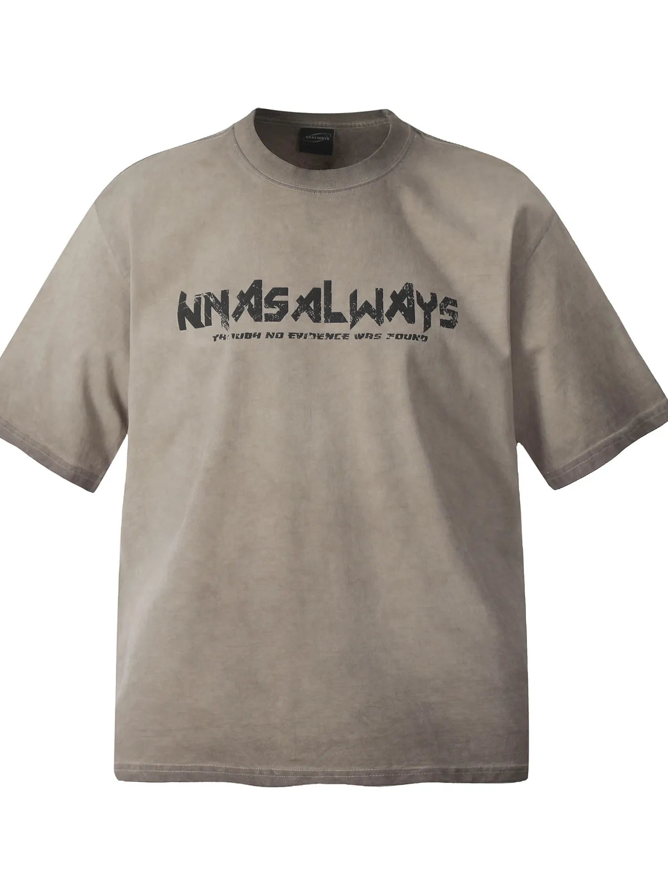 Men's Letter Graphic Round Neck T-Shirt - Velora Luxury Fashion