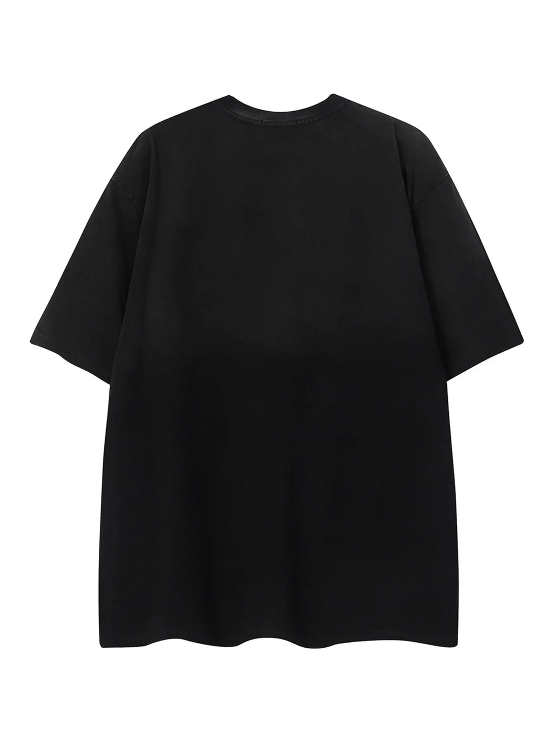 Men's Letter Graphic Round Neck T-Shirt - Velora Luxury Fashion