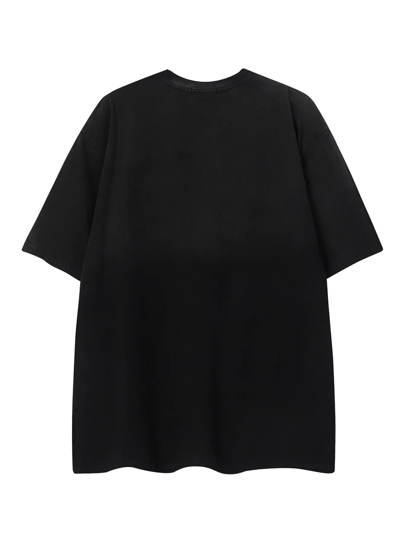 Men's Letter Graphic Round Neck T-Shirt - Velora Luxury Fashion