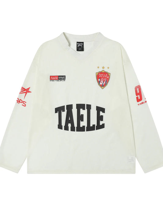 Men's Letter Long Sleeve T-Shirt - Velora Luxury Fashion