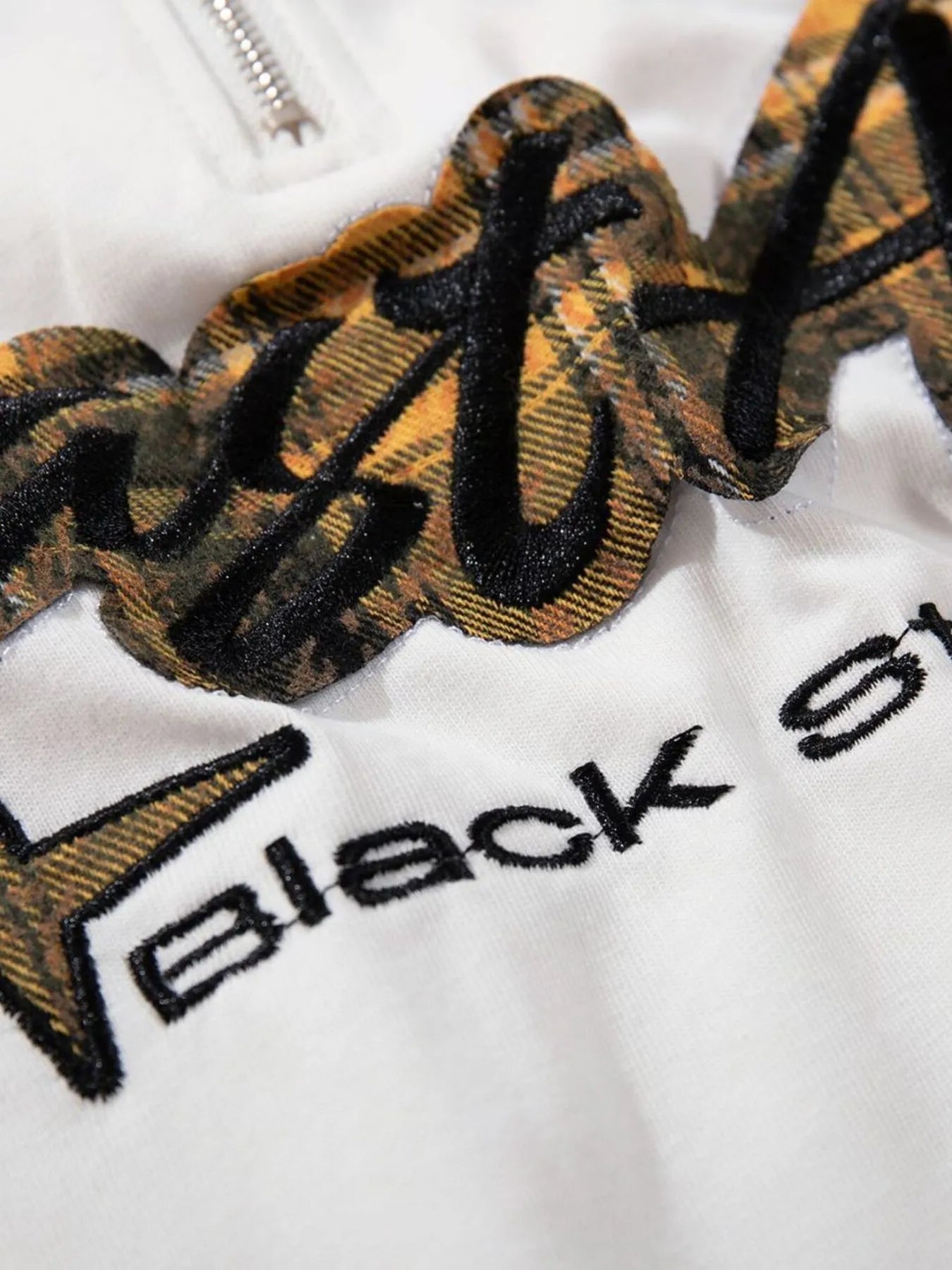 Men's Letter Plaid Collar Short Sleeve Polo - Velora Luxury Fashion