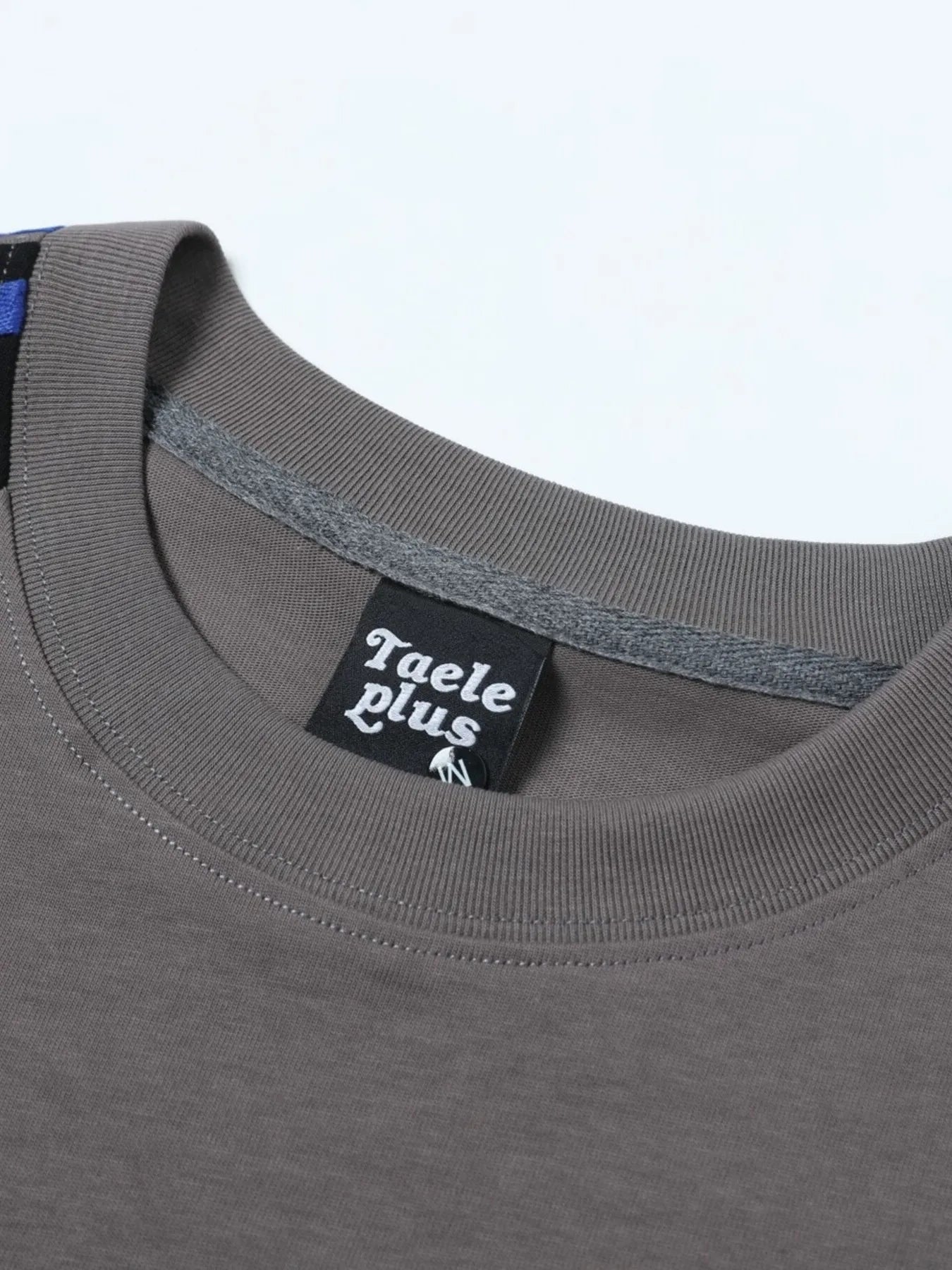 Men's Letter Round Neck Short Sleeve T-Shirt - Velora Luxury Fashion