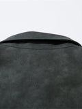 Men's Long Sleeve Zip-Up Jacket - Velora Luxury Fashion