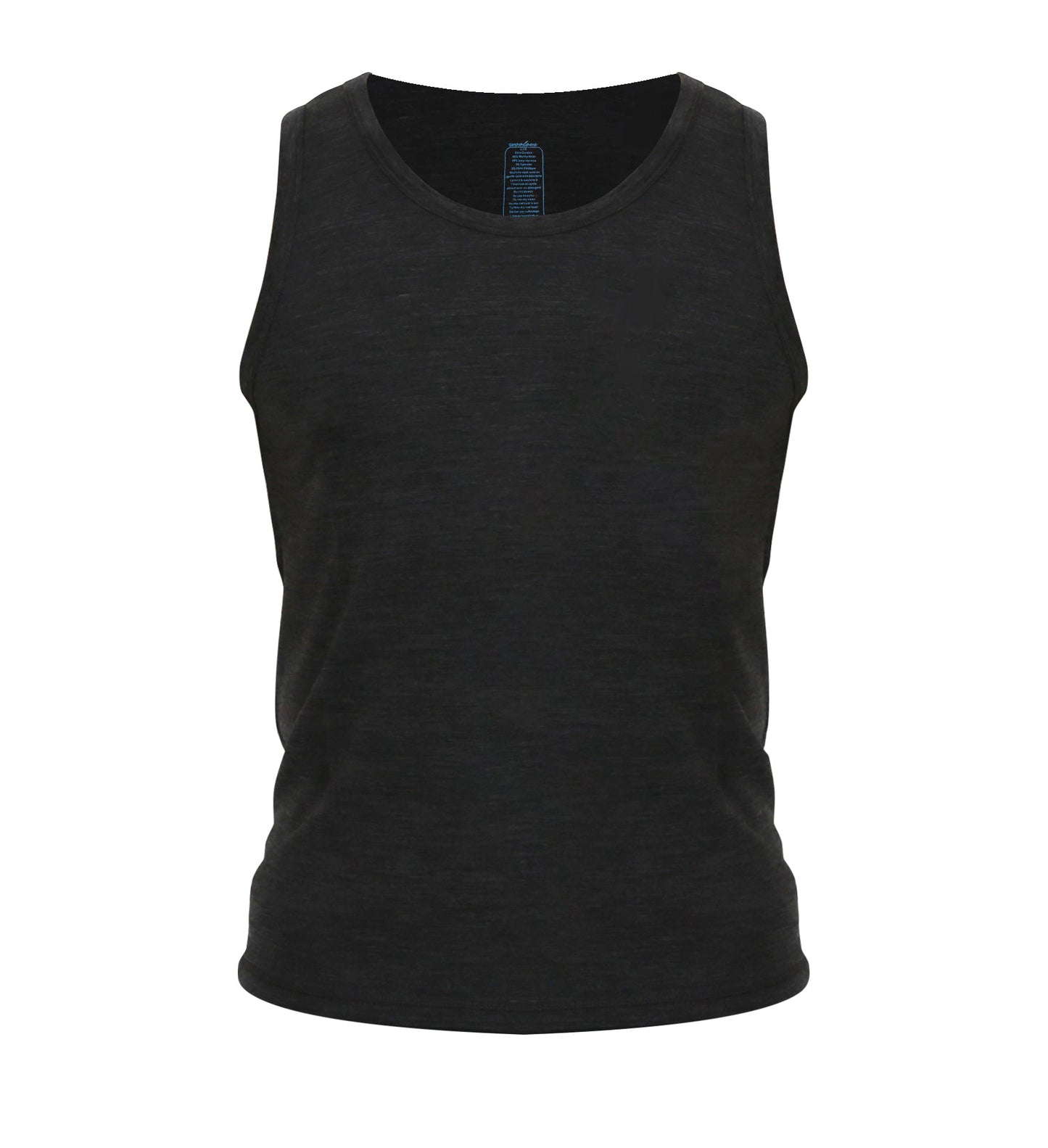 Men's Merino Wool Tank Top with Crew Neck - Velora Luxury Fashion
