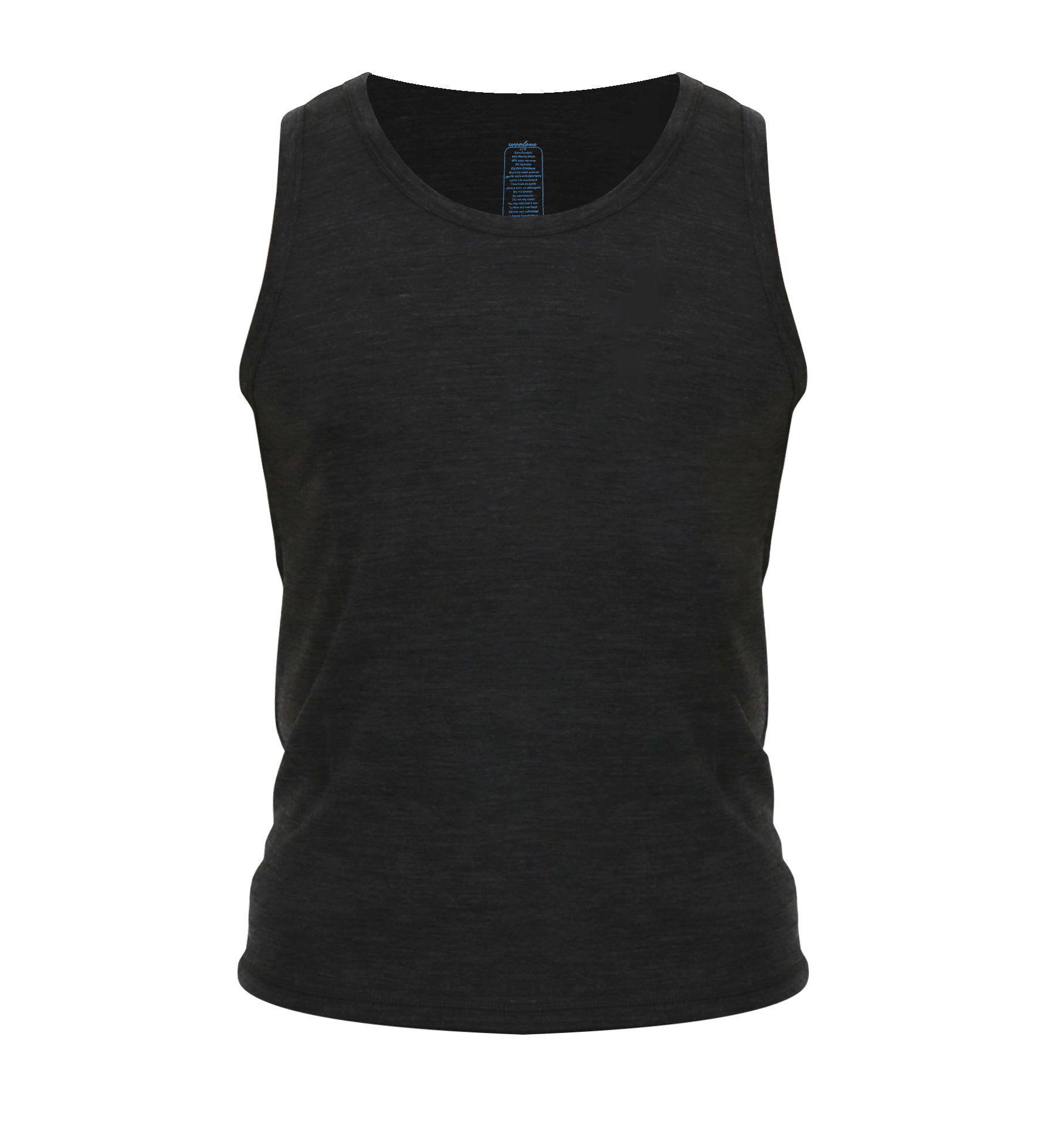 Men's Merino Wool Tank Top with Crew Neck - Velora Luxury Fashion